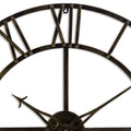 Antique Brass Skeleton Wall Clock-Kulani Home