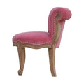Blush Velvet Accent Chair-Kulani Home