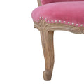 Blush Velvet Accent Chair-Kulani Home