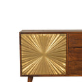 Chestnut Brass-Plated Sideboard: A Timeless Addition to Your Home-Kulani Home