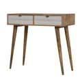 Ivory Carved Console Table-Kulani Home