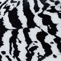 Monochrome Elegance: Striped Feather Triptych in Black Glass Frames-Kulani Home