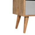 Nordic Wood Navy Multi Bedside with Removable Drawers-Kulani Home
