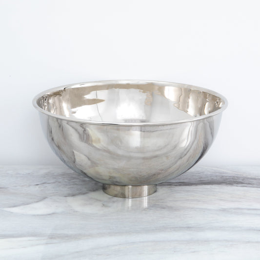 Silver Plated Mirror Polished Bowl-Kulani Home