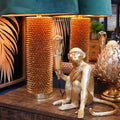 The Enchanting Primate Gold Table Lamp-Kulani Home