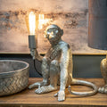 The Enchanting Primate Silver Table Lamp-Kulani Home