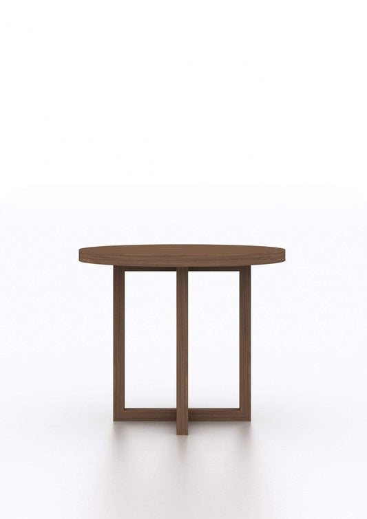 Walnut Dining Table with MDF and 0.6mm Veneer - Exquisite Craftsmanship for Your Dining Space-Kulani Home