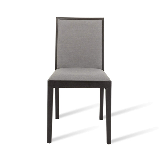 Wenge Grey Upholstered Dining Chair - Exquisite Craftsmanship and Comfort-Kulani Home