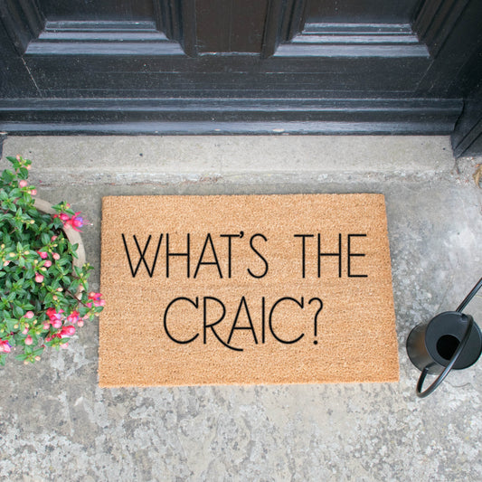 What's The Craic Doormat-Kulani Home
