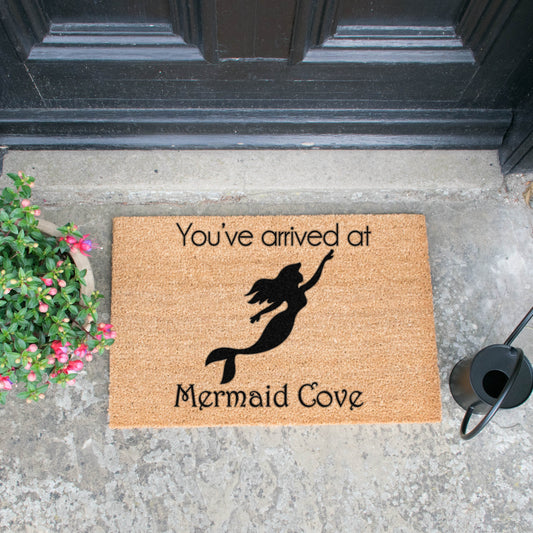 You Have Arrived At Mermaid Cove Doormat-Kulani Home