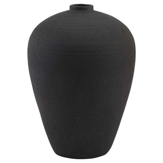 Matt Black Tall  Astral Vase