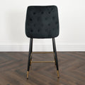 Chesterfield Black Bar Stools (set of 2)