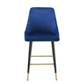 Chesterfield Blue Bar Stools (Set of 2)