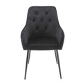 Chesterfield Black Dining Chair (set of 2)