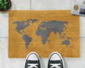 'Earth Map' Welcome Doormat