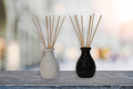 Black & White Vase Diffuser (Lemon Grass & Summer Tides)