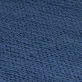 Navy Knitted Large Wool Rug