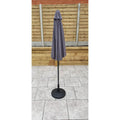 2.5M Grey Table Parasol: Elevate Your Outdoor Dining Experience-Kulani Home