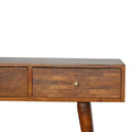 3-Drawer Chestnut Console Table: A Versatile Statement Piece for Every Room-Kulani Home
