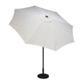 3M Table Parasol with Adjustable Tilt and Beige Canopy-Kulani Home