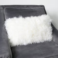 Natural Curly Sheepskin Cushion 30x50cm