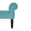 Aqua Velvet Bench: Luxurious Seating for Your Home-Kulani Home