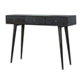 Ash Black 3-Drawer Console Table-Kulani Home