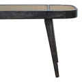 Ash Black Rattan Top Bench: A Timeless Addition to Your Home-Kulani Home