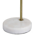 Brass and Marble Industrial Desk Lamp-Kulani Home