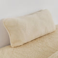 Cashmere Wool Pillow - Natural-Kulani Home