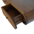 Chestnut Wall-Mounted Console Table-Kulani Home