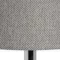 Contemporary Chrome Table Lamp with E27 Screw Bulb-Kulani Home