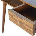 Contemporary Chestnut Writing Desk: A Versatile Masterpiece for Modern Interiors-Kulani Home