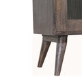 Craft Solid Mango Wood Bedside Table: Nordic-Inspired Storage Solution-Kulani Home