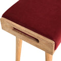 Crimson Tray-Style Footstool-Kulani Home