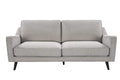 Curved Arm 2-Seat Sofa - Greige Linen-Kulani Home