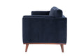 Emerald Green Velvet Mickey 2-Seat Sofa: A Luxurious Statement Piece for Your Living Room-Kulani Home