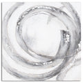 Galaxy Silver and Grey Hand-Painted Canvas Masterpiece-Kulani Home