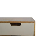 Grey and White Gradient Console Table-Kulani Home