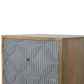 Grey Oak Bedside Cabinet-Kulani Home