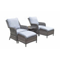 Grey Oasis Lounge Set: The Perfect Blend of Style and Comfort-Kulani Home