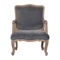 Grey Velvet French Style Chair: A Timeless Masterpiece for Your Home-Kulani Home