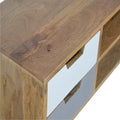 Handcrafted Grey Gradient Entertainment Unit-Kulani Home