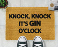 Knock Knock It's Gin O'Clock Doormat-Kulani Home