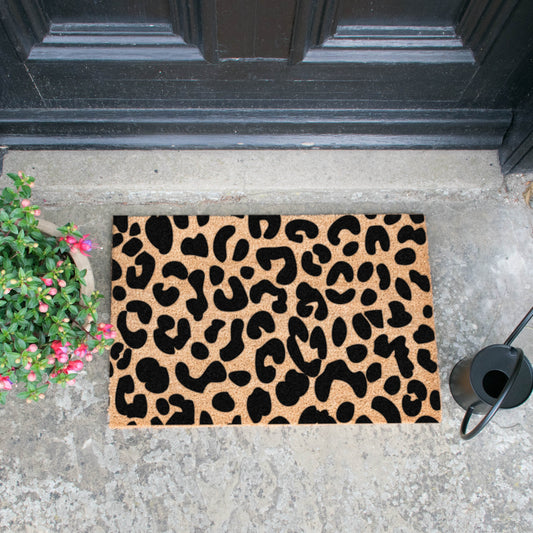 Leopard print doormat-Kulani Home