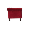 Luxurious Wine Red Velvet Chesterfield Sofa: A Captivating Statement Piece for Your Home-Kulani Home