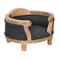 Luxury Battleship Tweed Pet Sofa/Bed - Exquisite Comfort for Your Furry Companion-Kulani Home