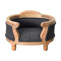 Luxury Battleship Tweed Pet Sofa/Bed - Exquisite Comfort for Your Furry Companion-Kulani Home
