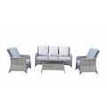 Nature 5 Seat Sofa Set with Exquisite Coffee Table Design-Kulani Home