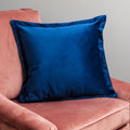 Navy Blue Velvet Cushion Cover-Kulani Home
